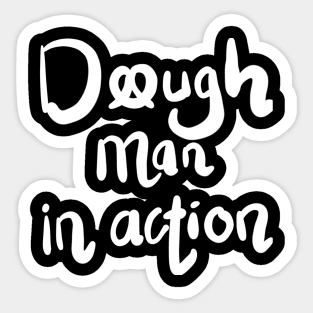 doughman baking in action Sticker